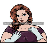 Attractive BBW Nubian Melanin Popping Beautiful African American Big Woman SVG Cutting Files