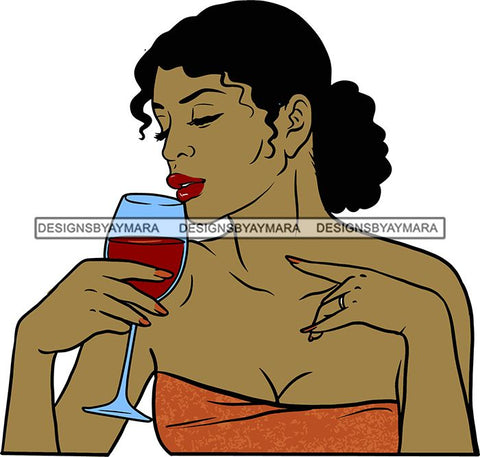 Woman Drinking Wine Relax Chilling Free Stress Feeling Fine Like a Red Wine Alcohol Drinker SVG Cutting Files For Silhouette Cricut and More!