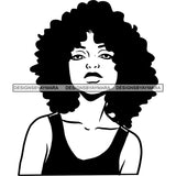 Afro African American Lady Woman Classy Nubian SVG Cutting Files