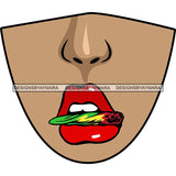 Funny Half Face Cute Designs For Mask Virus Protection SVG Cutting Files