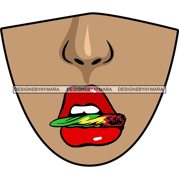 Funny Half Face Cute Designs For Mask Virus Protection SVG Cutting Files