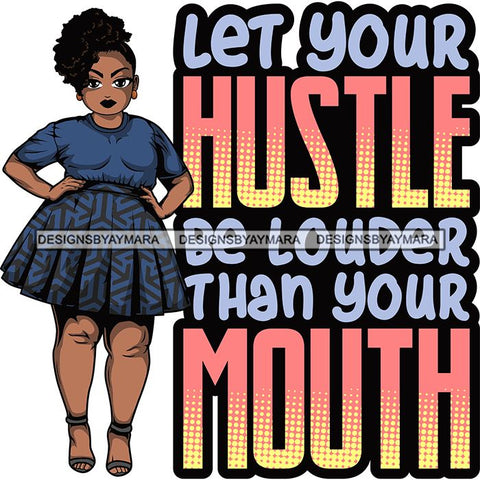 Afro Thick Classy Lola Boss Lady Hustle Quotes .SVG Cutting Files For Silhouette and Cricut and More!