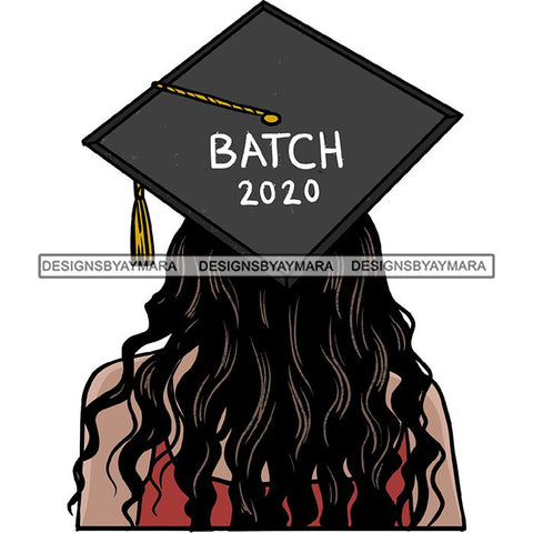 Graduation Achievement Hard Work Diploma Success Robe Cap Certificate College SVG Cutting Files