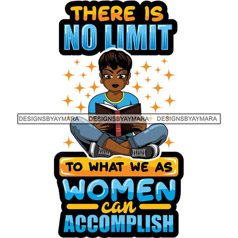 Afro Lola Reading Education Smart Woman Quotes .SVG Cutting Files For Silhouette Cricut and More!