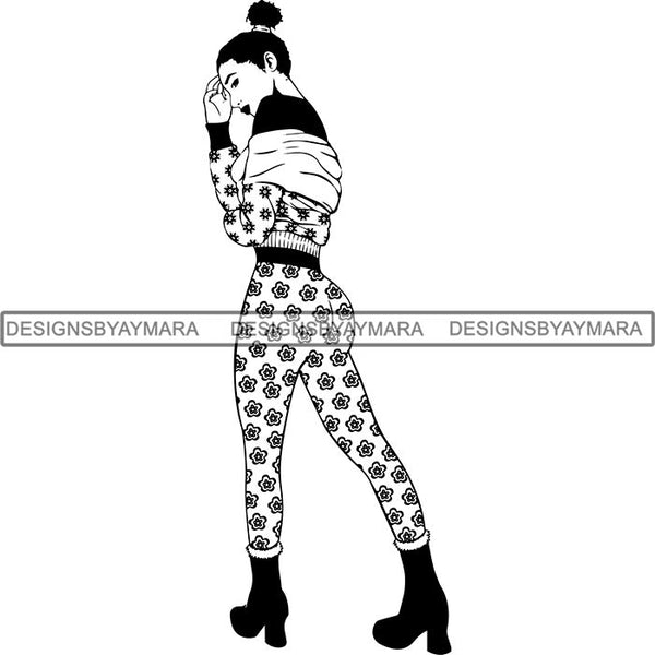 Afro Woman SVG Goddess Dope Diva Melanin .SVG Cut Files For Silhouette and Cricut