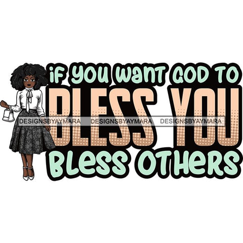 Afro Lola Classy God Lord Faith Prayers Quotes .SVG Clipart Cutting Files For Silhouette and Cricut and More!