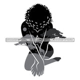 Sensual African Artwork Woman Body Proud Roots Safari Savanna Africa Continent Exotic Environment SVG Files For Cutting and More!