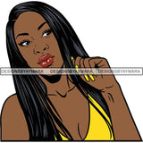 Afro Melanin Popping Dark Latina SVG Cutting Files For Silhouette Cricut and More