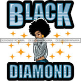 Afro Lola Boss Lady Quotes SVG Cutting Files For Silhouette Cricut and More