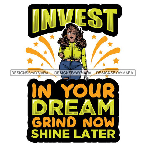 Afro Lola Boss Lady Quotes .SVG Cutting Files For Silhouette and Cricut and More!