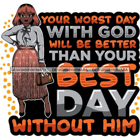 Afro Classy Lola Elegance Glamour Church Lady God Lord Dios Quotes .SVG Clipart Vector Cutting Files For Circuit Silhouette Cricut and More!