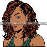 Afro Melanin Popping Dark Latina SVG Cutting Files For Silhouette Cricut and More