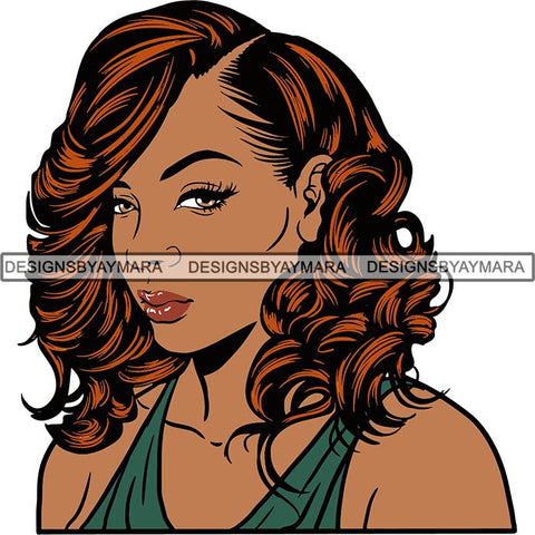 Afro Melanin Popping Dark Latina SVG Cutting Files For Silhouette Cricut and More