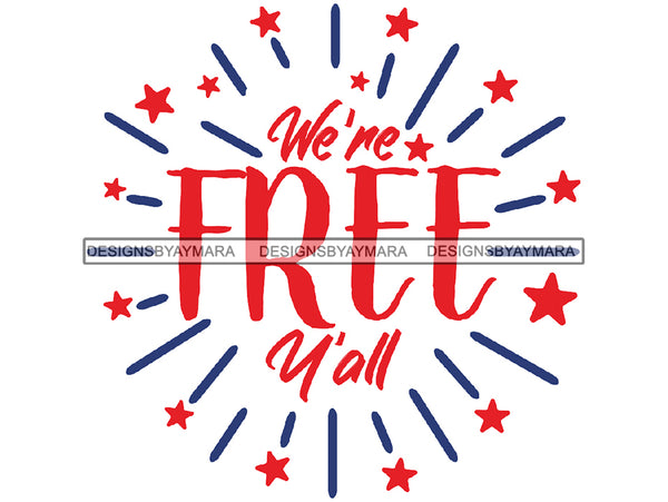 4 July Quotes PNG Files For Print