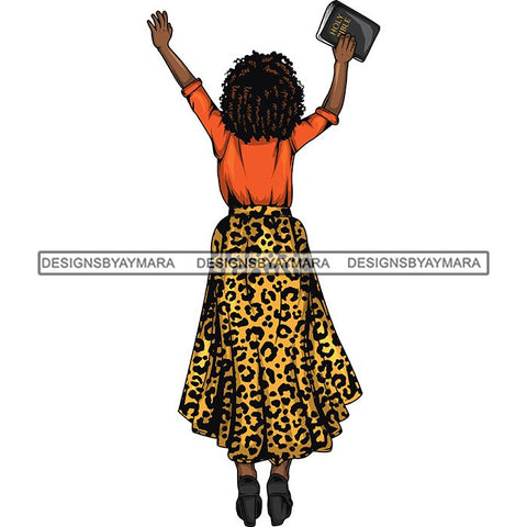 Afro Lola Praying Begging Asking God Lord Faith Strength .SVG Vector Clipart Cutting Files For Silhouette Cricut and More!