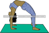 Woman Doing Yoga Meditation Wellness Meditate Relax Inhale Exhale Pose Position .SVG Cutting Files For Silhouette Cricut and More!