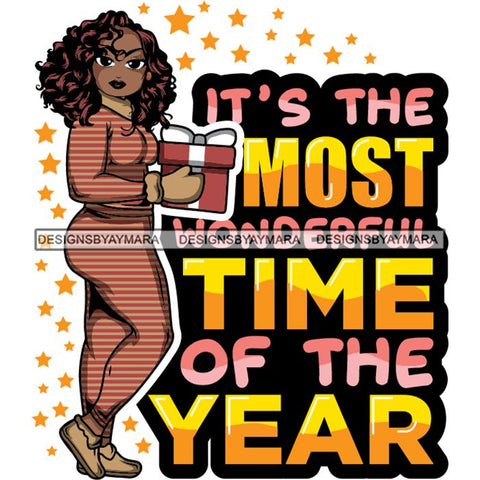 Afro Lola Winter Merry Christmas Santa Quotes .SVG Cutting Files For Silhouette and Cricut and More!