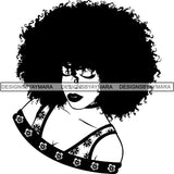 Afro Latina Woman SVG Cutting Files For Silhouette Cricut and More