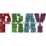 Words Letter Lord Life Quotes SVG Files For Cutting and More!