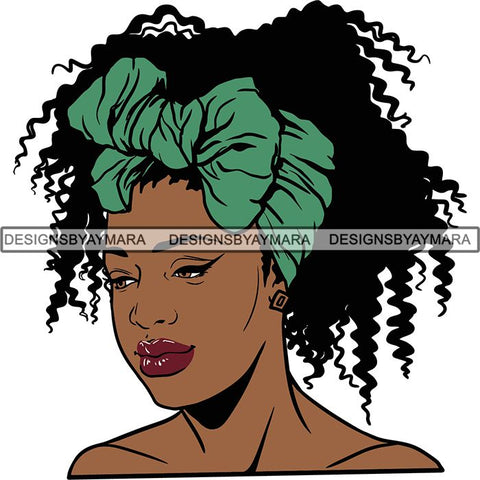 Afro Independent Successful Woman SVG Cutting Files For Silhouette Cricut and More