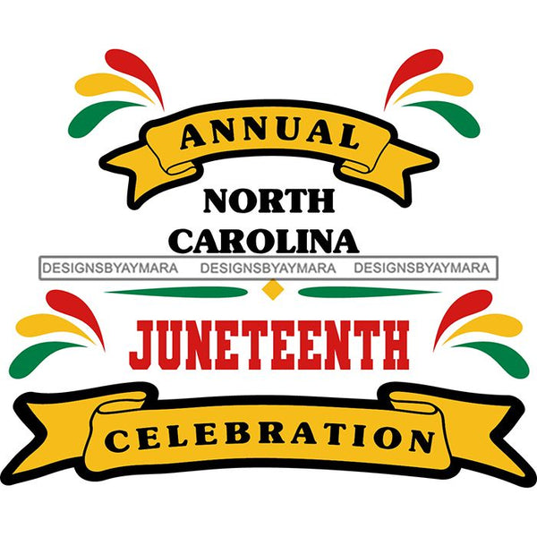 Juneteenth Emancipation Freedom June19 Holiday African American History  SVG PNG JPG Vector Cutting Files