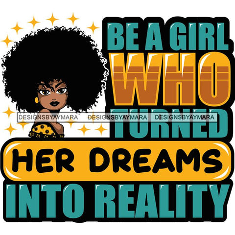 Afro Lola Life Quotes SVG Files For Cutting and More