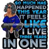 Afro Lola Squatting Bad Ass Life Quotes Confident Lady .SVG Clipart Vector Cutting Files