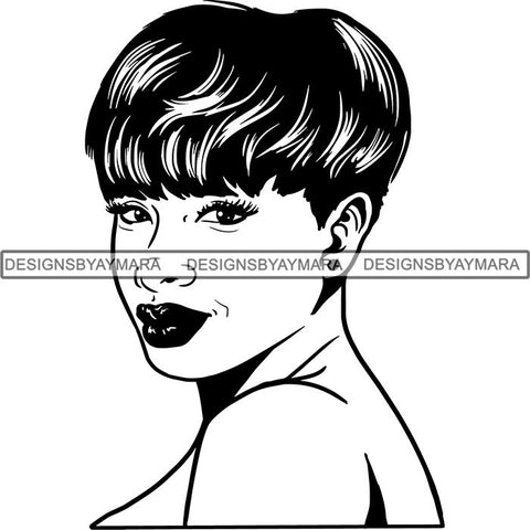 Afro Latina Woman SVG Cutting Files For Silhouette Cricut and More