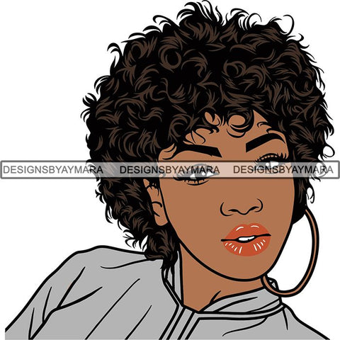 Afro Woman Goddess Diva Melanin Love Sensual .SVG Cut Files For Silhouette and Cricut and More!