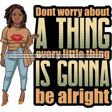 Afro Lola Boss Confident Classy Lady Life Quotes SVG Cutting Files For Silhouette Cricut and More