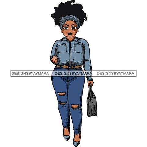 Lola Afro Beautiful Black Proud Woman .SVG Cutting Files For Silhouette and Cricut and More!