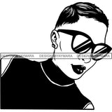 Afro Latina Woman SVG Cutting Files For Silhouette Cricut and More