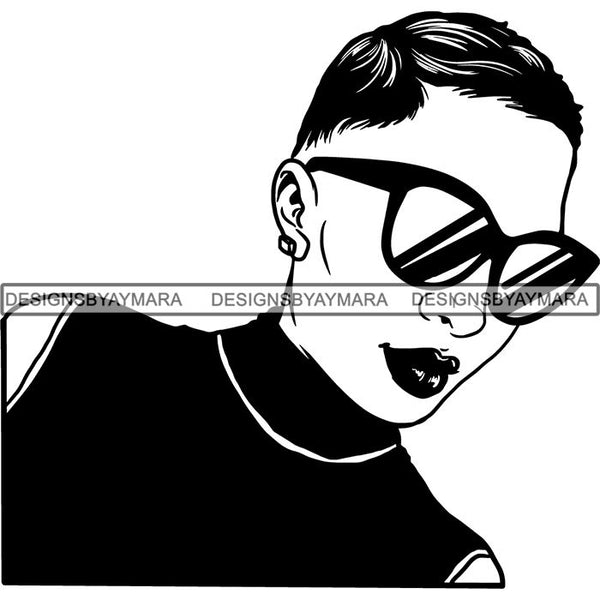 Afro Latina Woman SVG Cutting Files For Silhouette Cricut and More