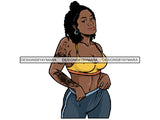 Tattoo Nubian Goddess PNG Files For Print Not For Cutting