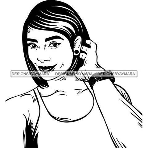 Afro Lady Black Goddess Melanin Dark Latina Morena SVG Files For Cutting and More!