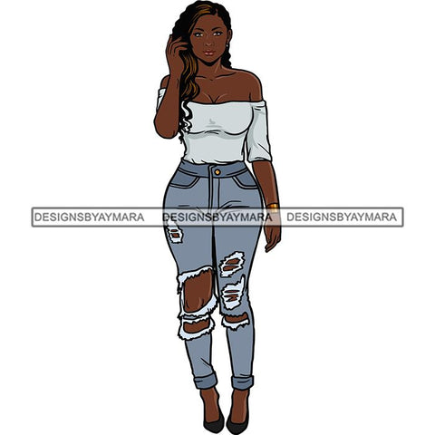 Fashion Diva Glamour Afro Classy Sexy Lady SVG PNG JPG Vector Files For Cutting and More