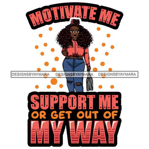Afro Lola Boss Lady Quotes .SVG Cutting Files For Silhouette and Cricut and More!