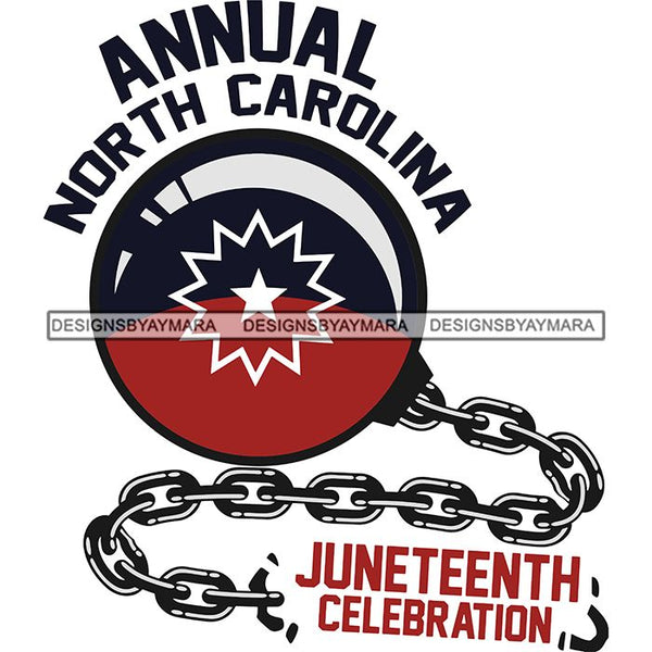 Juneteenth Emancipation Freedom June 19 Holiday African American History  SVG PNG JPG Vector Cutting Files