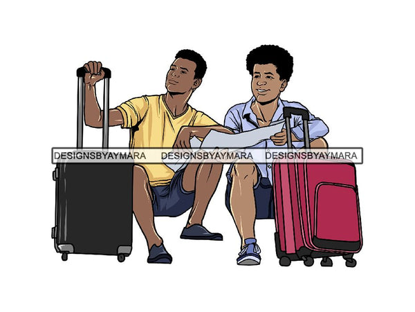 Man Getaway Trip Friends PNG File For Print Not For Cutting