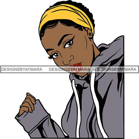 Afro Melanin Popping Nubian Queen SVG Cutting Files For Silhouette Cricut and More