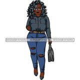 Lola Afro Beautiful Black Proud Woman .SVG Cutting Files For Silhouette and Cricut and More!