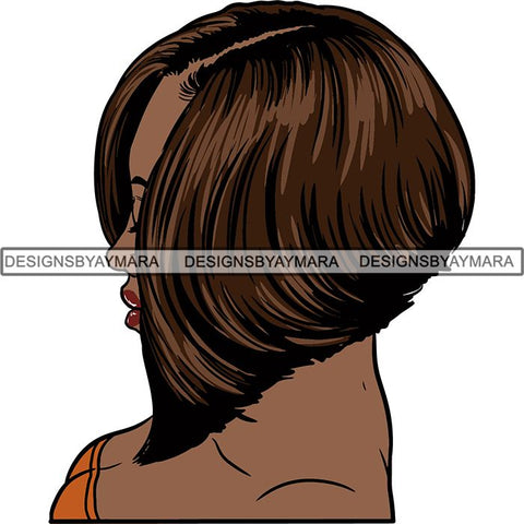 Afro Woman Nubian Melanin Popping Unique Design SVG Cutting Files For Silhouette Cricut and More