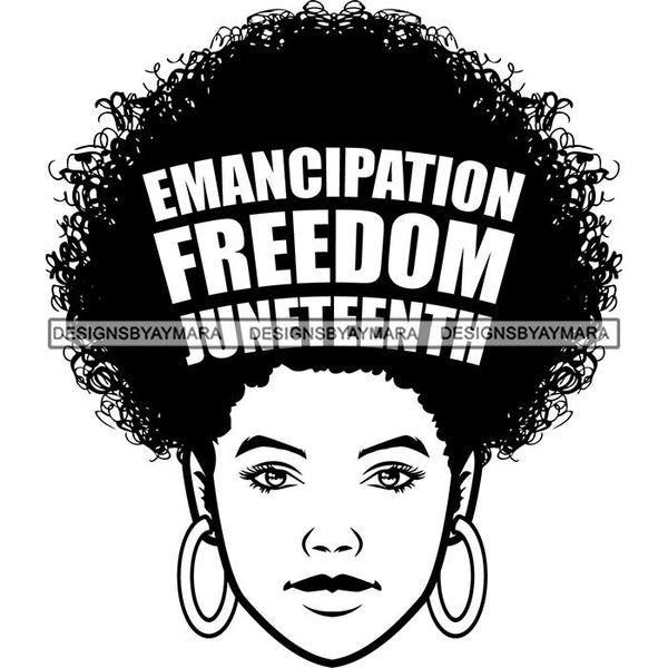 Juneteenth Celebration June 19 Emancipation Freedom Holiday African American History  SVG PNG JPG Vector Cutting Files