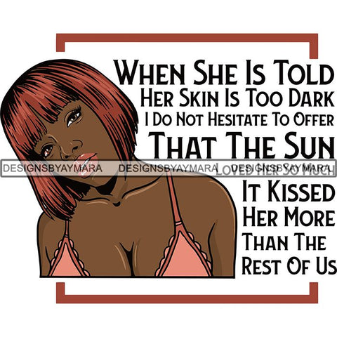 Afro Independent Successful Woman SVG Cutting Files For Silhouette Cricut and More