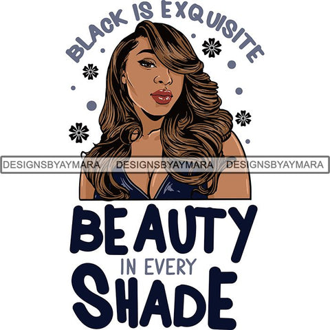 Afro Independent Successful Woman SVG Cutting Files For Silhouette Cricut and More