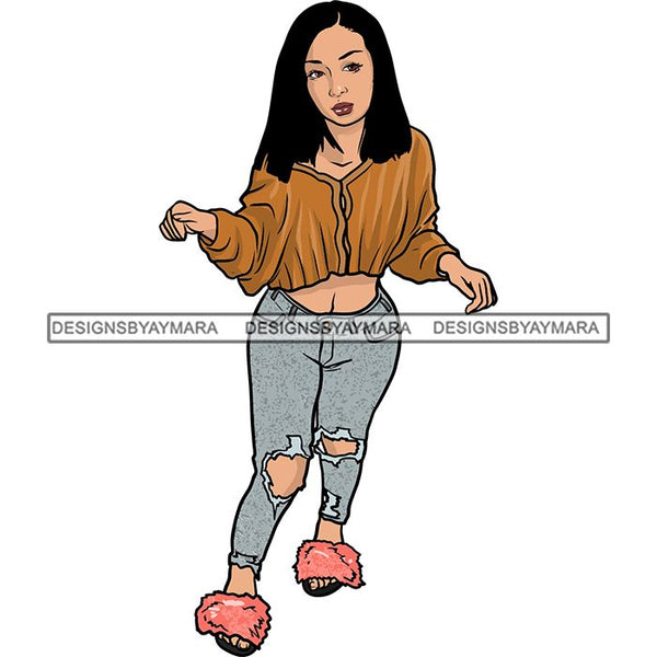 Pretty Woman Summer Fashion Dope Outfits Boss Lady Glamour New Trending .SVG Cut Files