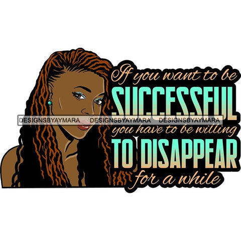 Afro Beautiful Classy Lady Educated Successful Woman Life Quotes SVG Files For Cutting and More!