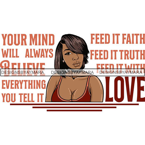 Afro Independent Successful Woman SVG Cutting Files For Silhouette Cricut and More