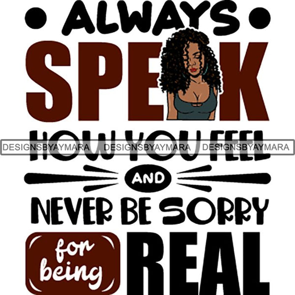 Afro Boss Lady Lord Life Quotes SVG Files For Cutting and More