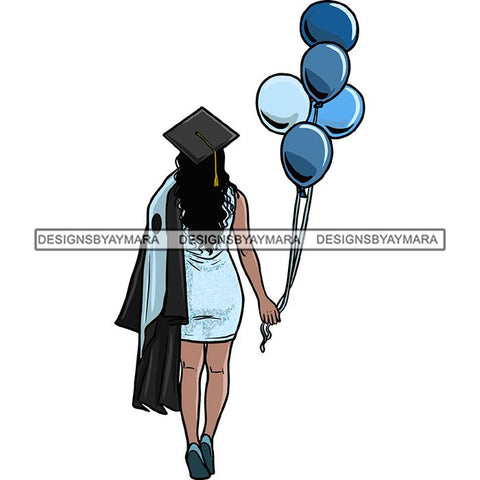 Graduation Achievement Hard Work Diploma Success Robe Cap Certificate College SVG Cutting Files
